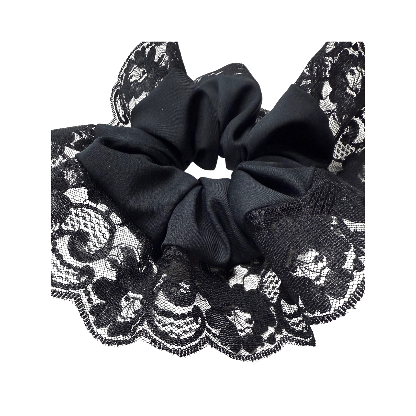 The Midnight Bloom Scrunchie