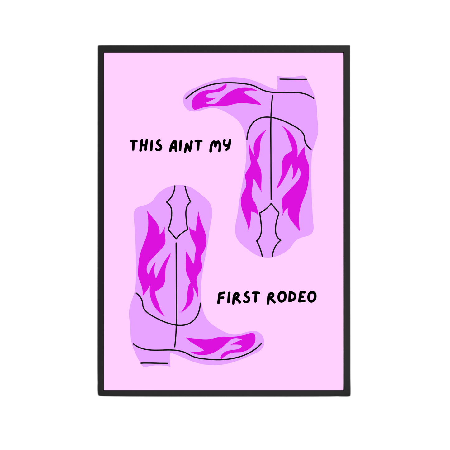 First Rodeo A4 print - October Studio Designs