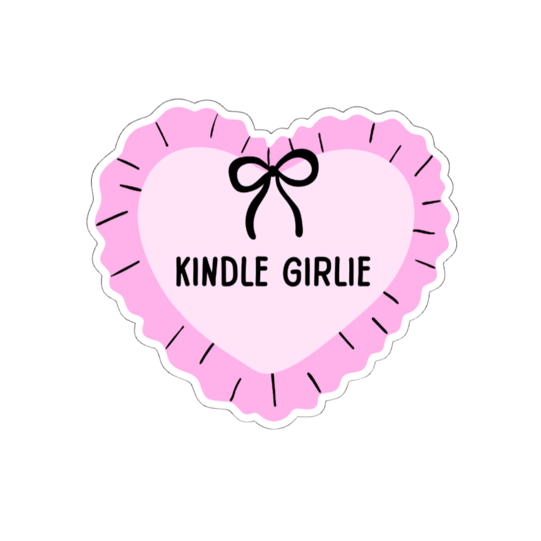 Kindle Girlie Pink Sticker