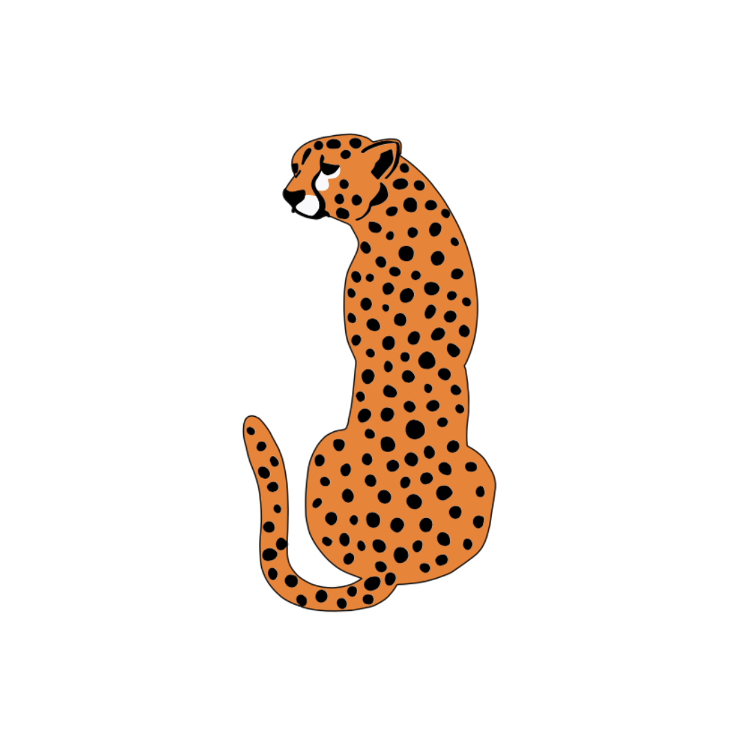 Cheetah Sticker - October Studio Designs