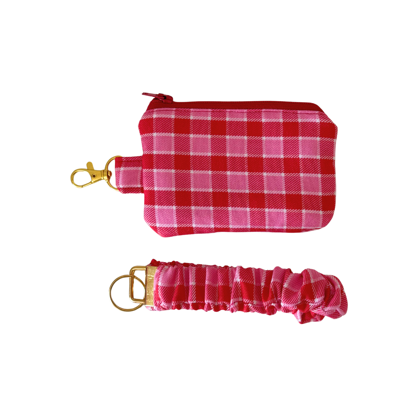 Tartan Scrunchie Keychain