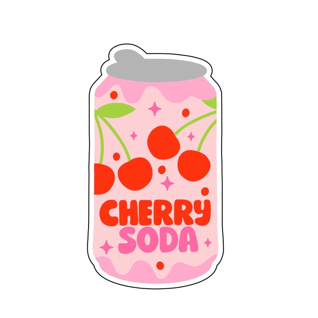 Cherry Soda Sticker - October Studio Designs