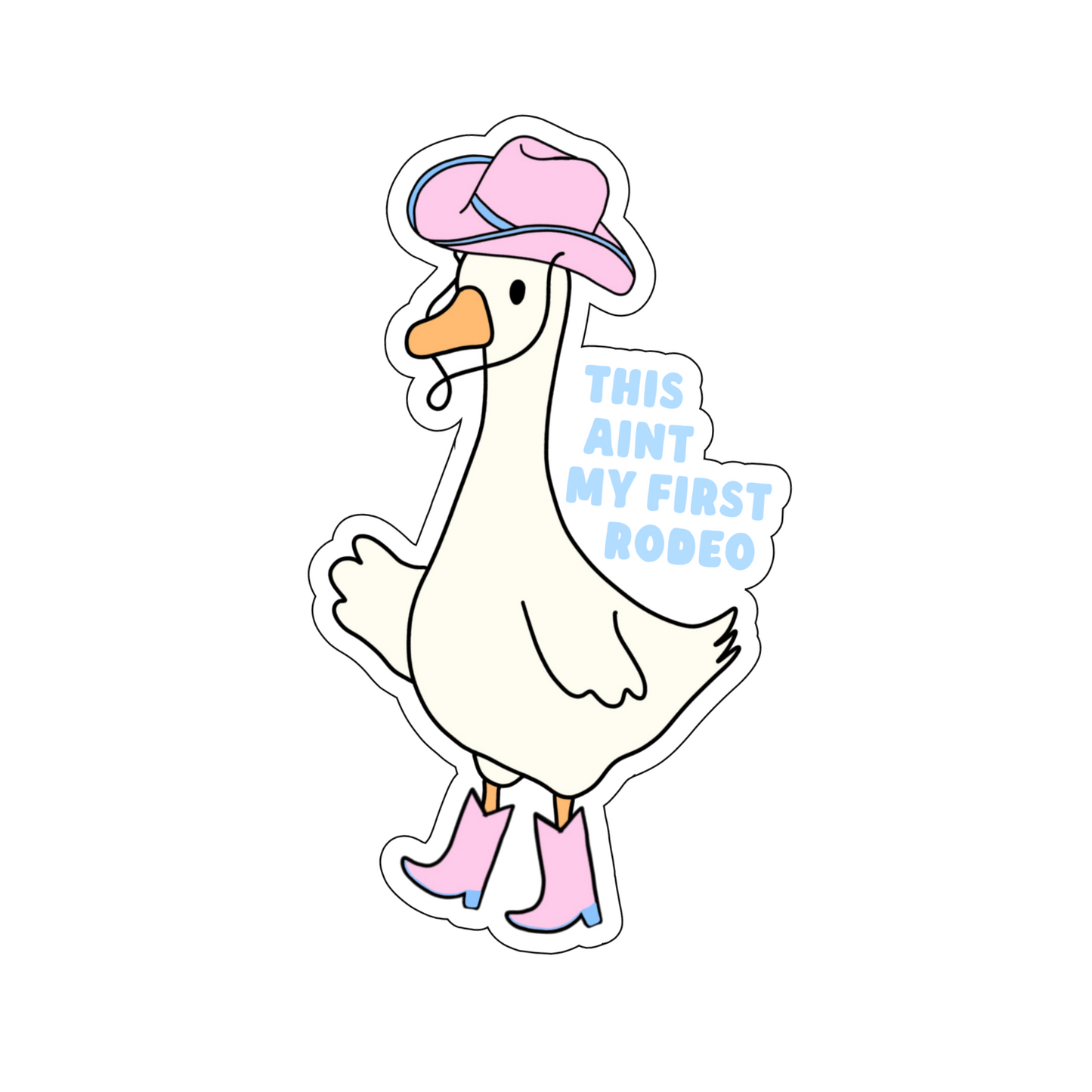 Rodeo Goose Sticker
