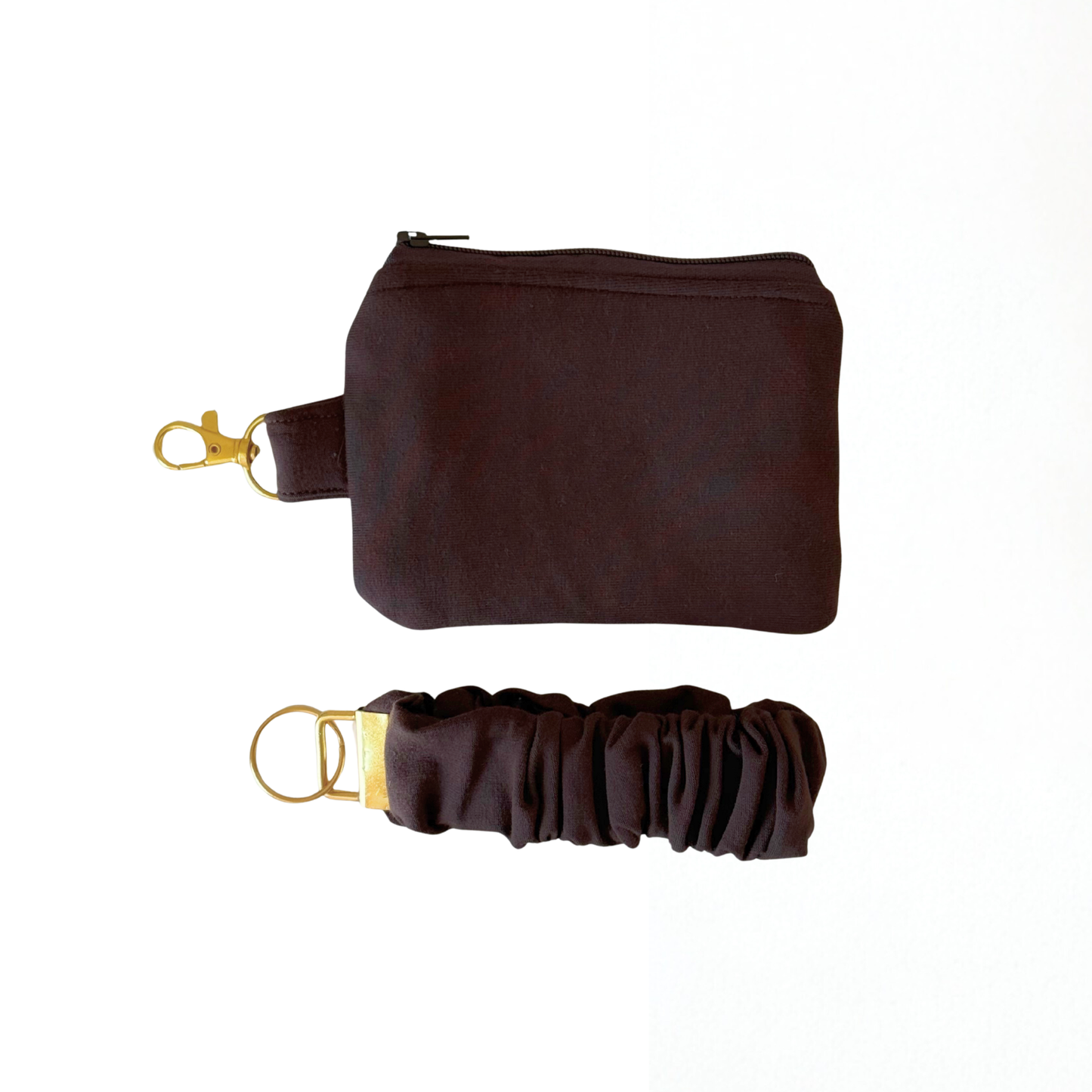 Chocolate Scrunchie Keychain