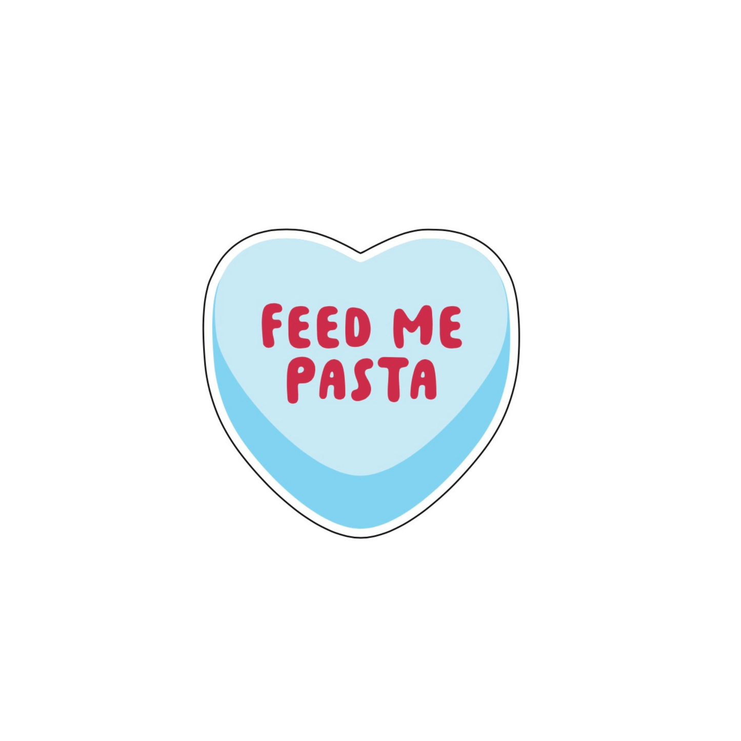 Feed Me Pasta Sticker - October Studio Designs