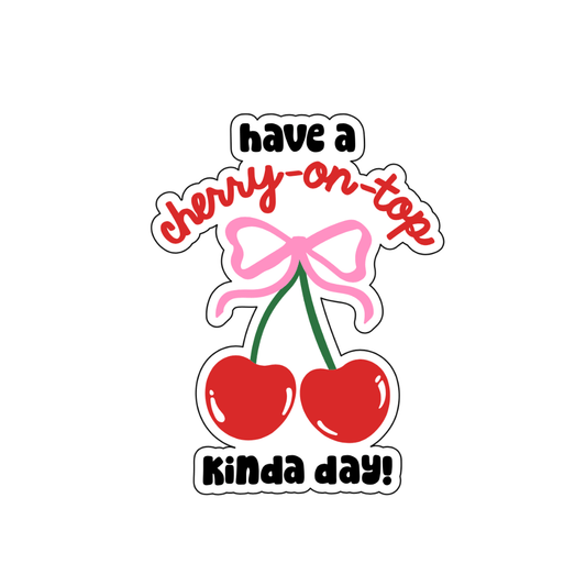 Cherry on top Sticker - October Studio Designs