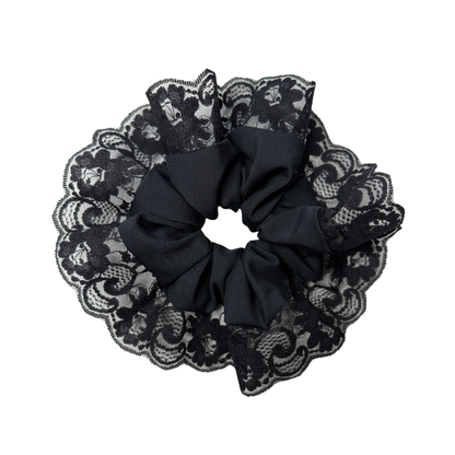 The Midnight Bloom Scrunchie