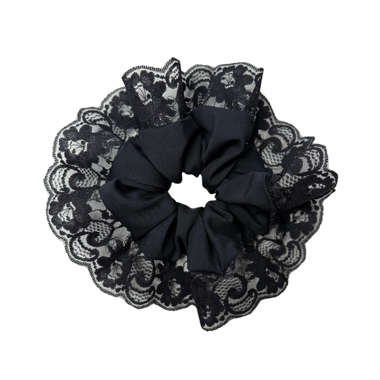 The Midnight Bloom Scrunchie