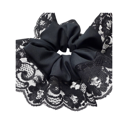 The Midnight Bloom Scrunchie