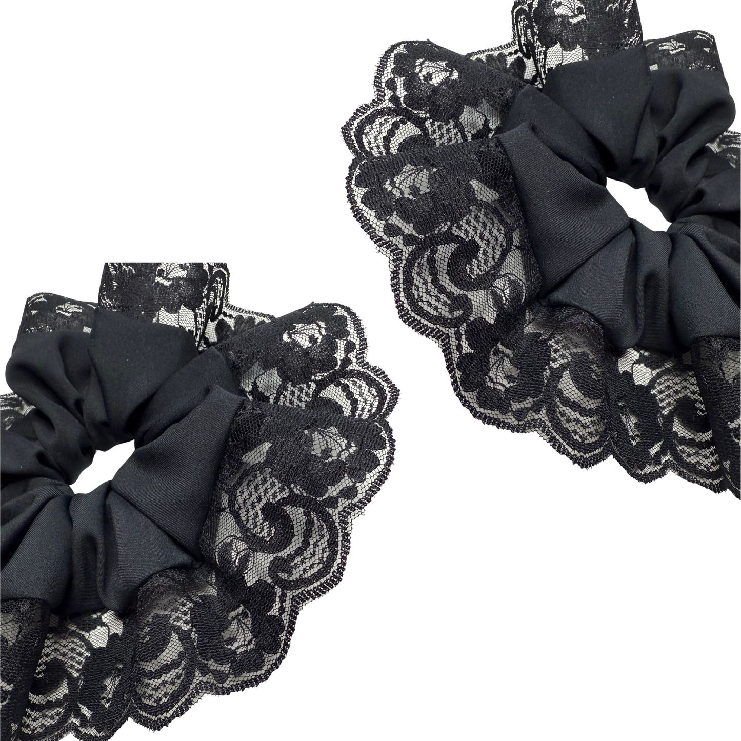 The Midnight Bloom Scrunchie