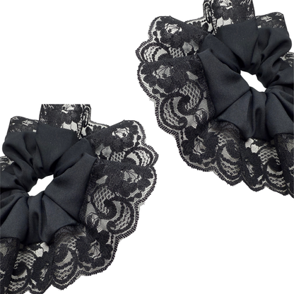The Midnight Bloom Scrunchie