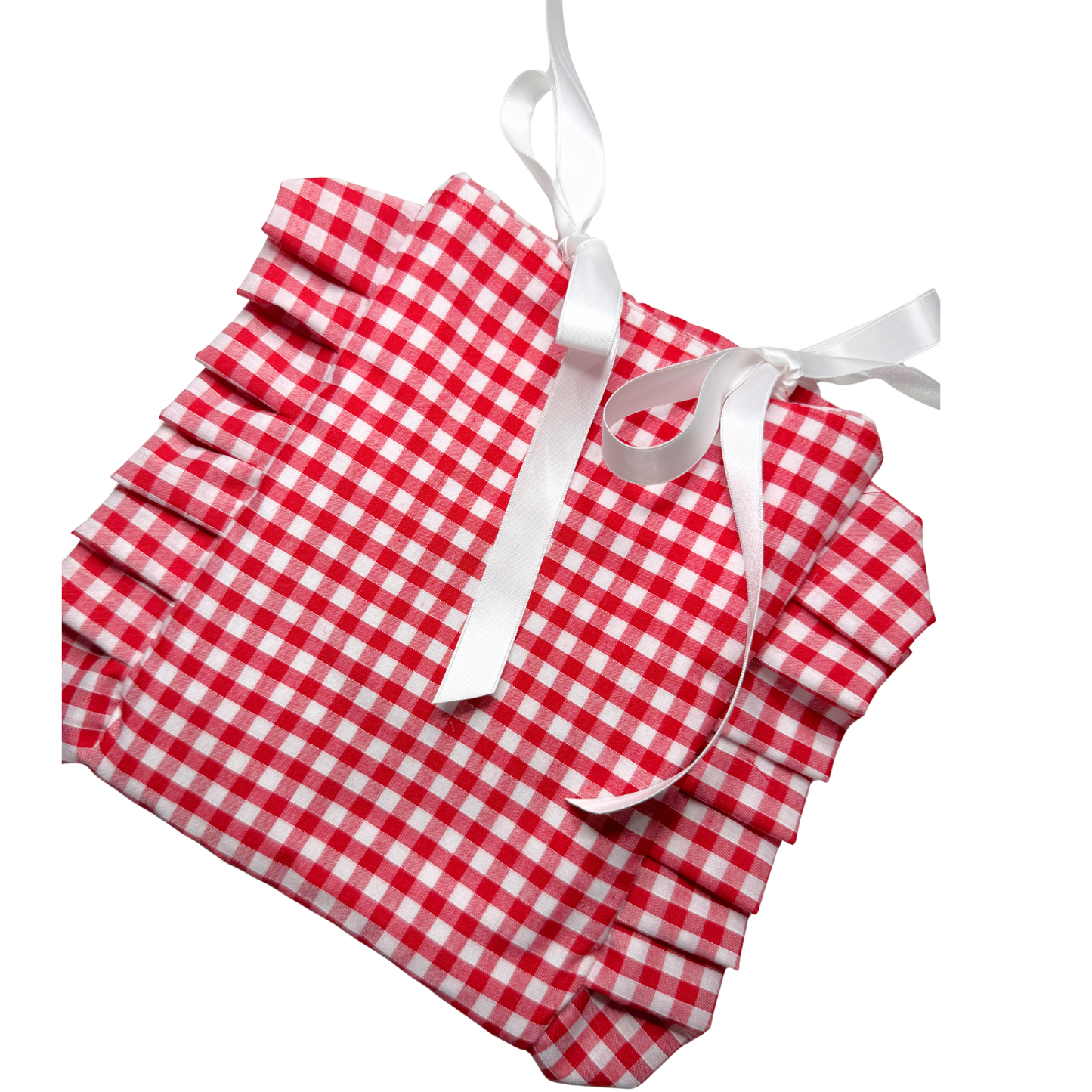 Classic Red Gingham Ruffle Kindle & Book Sleeve