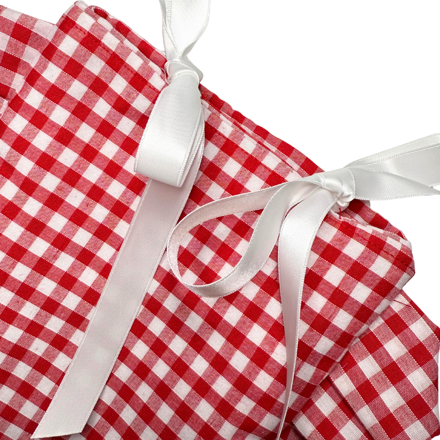 Classic Red Gingham Ruffle Kindle & Book Sleeve