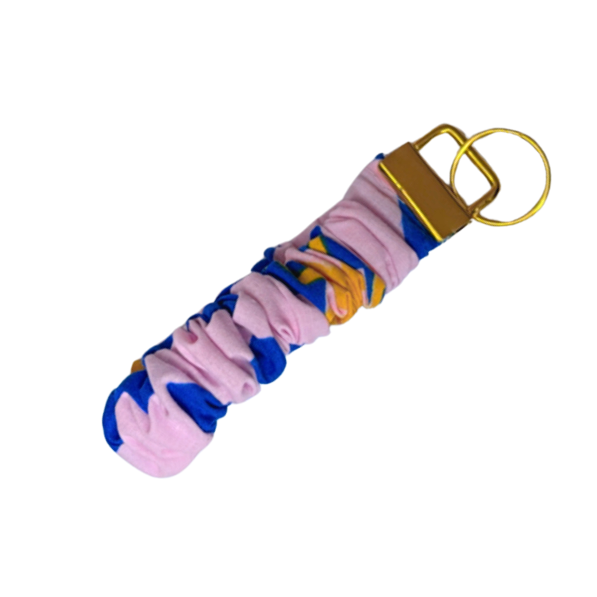 celestial check Scrunchie Keyring