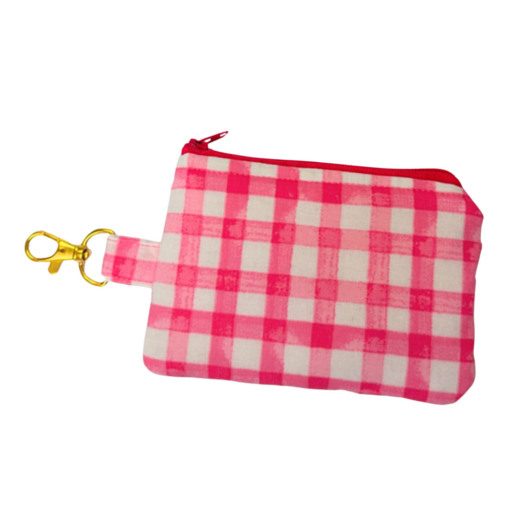 gingham purse