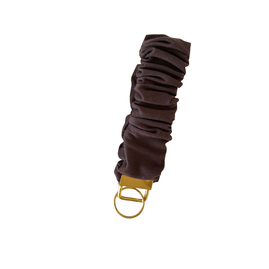 Chocolate Scrunchie Keychain