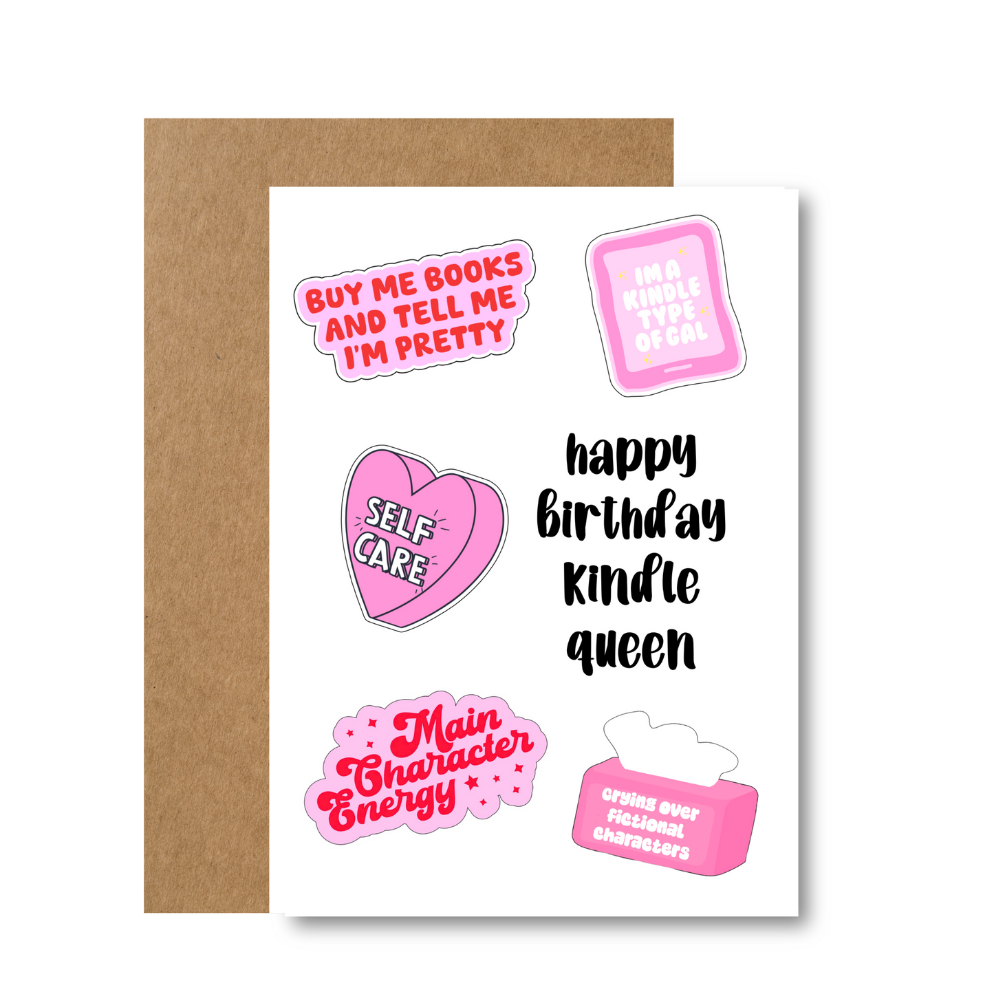 Kindle Queen Greeting Card