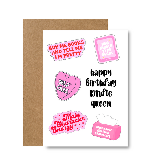 Kindle Queen Greeting Card
