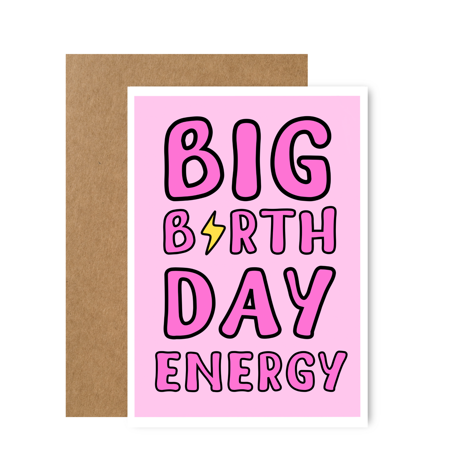 Big Birthday Energy Card