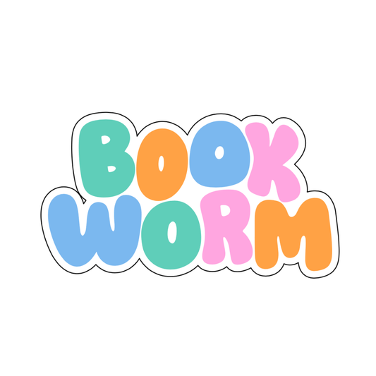 Bookworm Sticker - October Studio Designs
