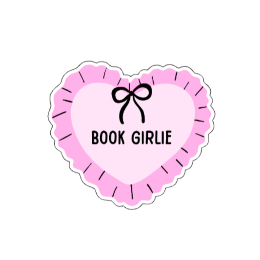 Book Girlie Pink Sticker