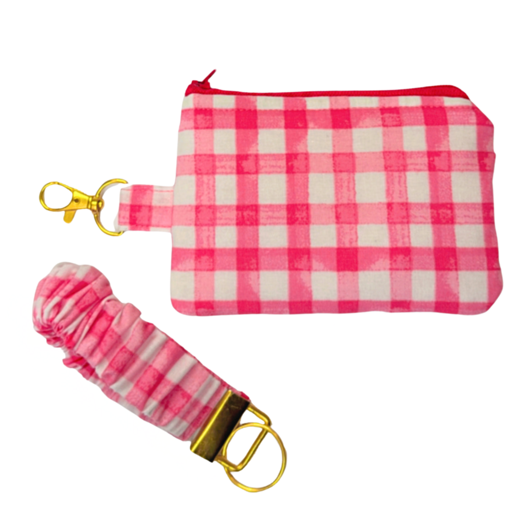 gingham purse