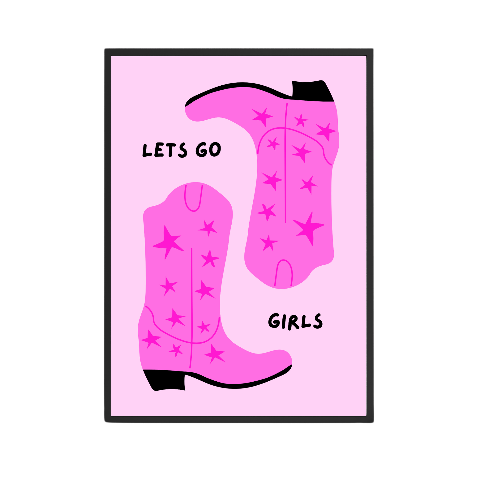 Let Go Girls A4 Print - October Studio Designs