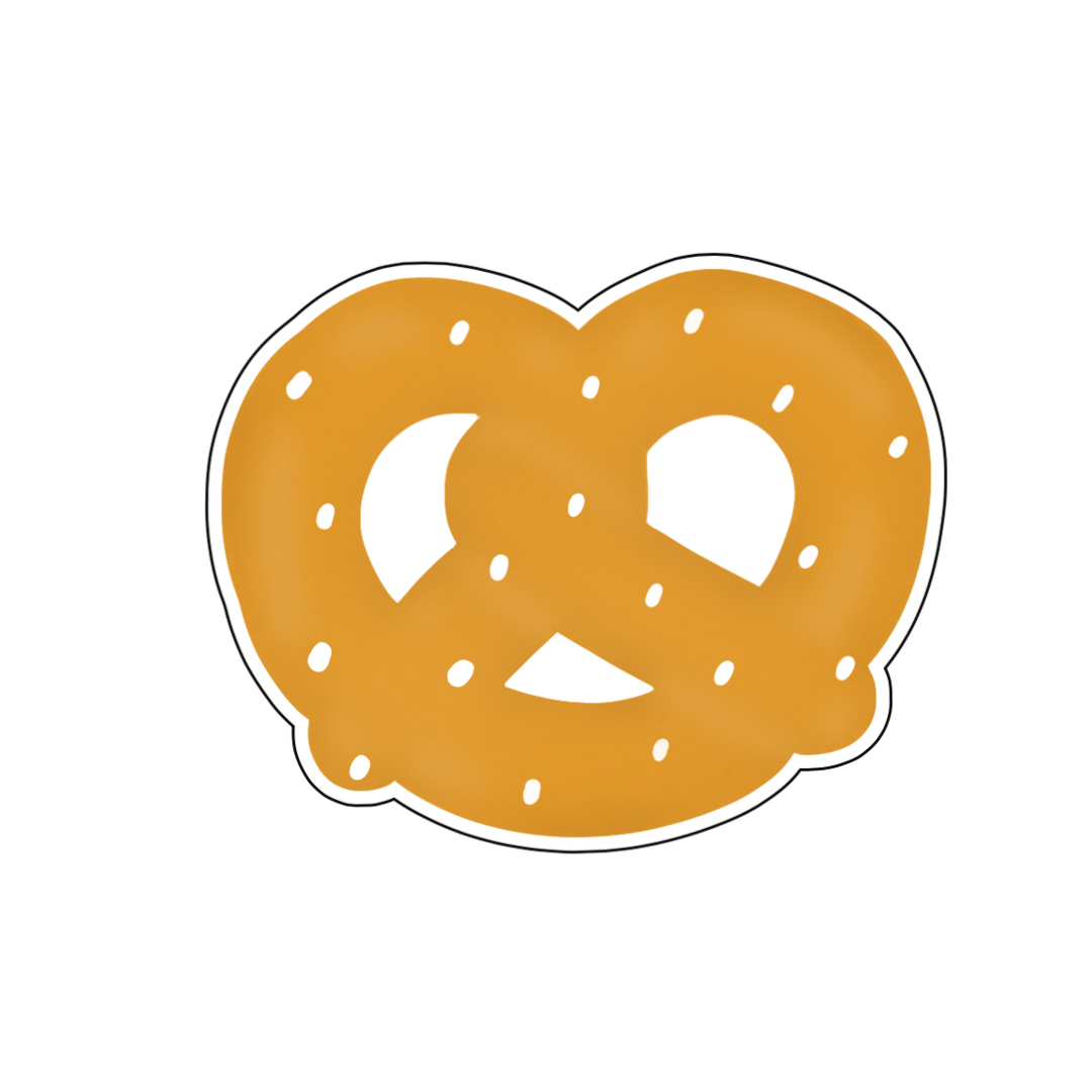 Pretzel Sticker - October Studio Designs