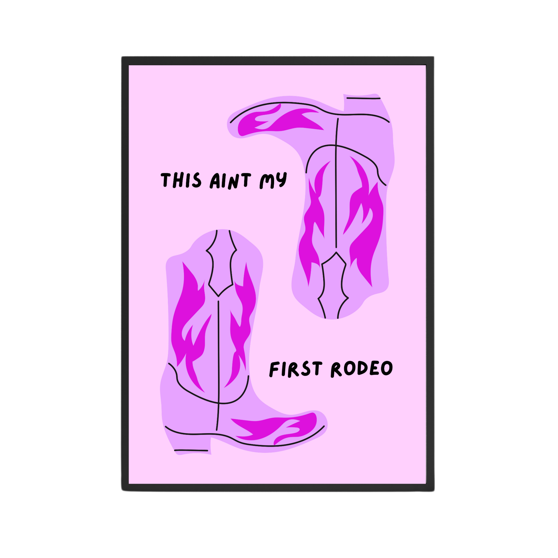 First Rodeo A4 print - October Studio Designs