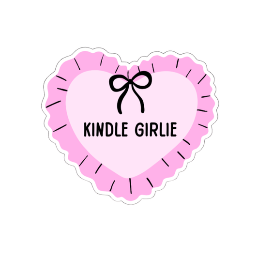 Kindle Girlie Pink Sticker