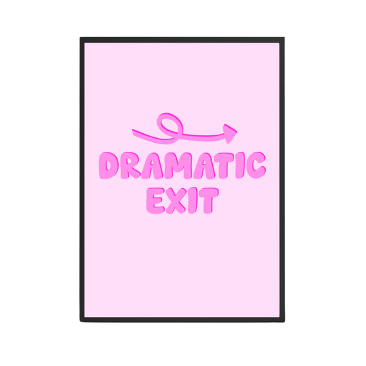 Dramatic Exit - October Studio Designs