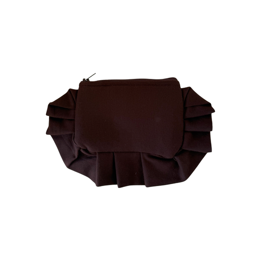 Chocolate Frill Purse