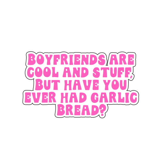 Boyfriends are cool and stuff Sticker - October Studio Designs