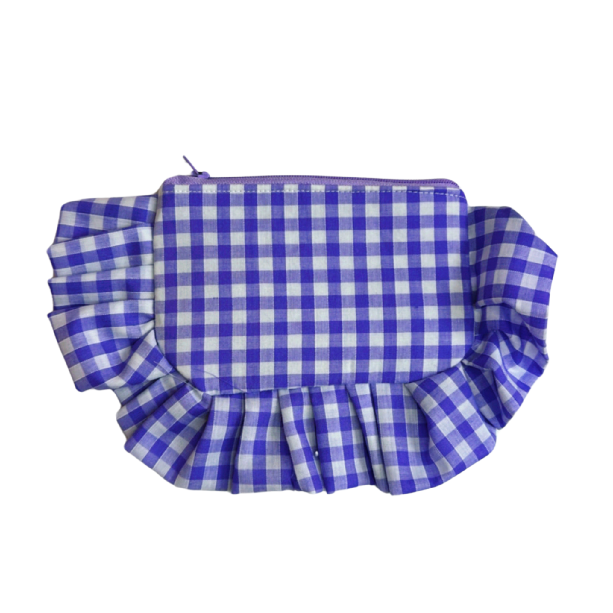 Purple Gingham Purse