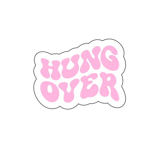 Hungover sticker - October Studio Designs