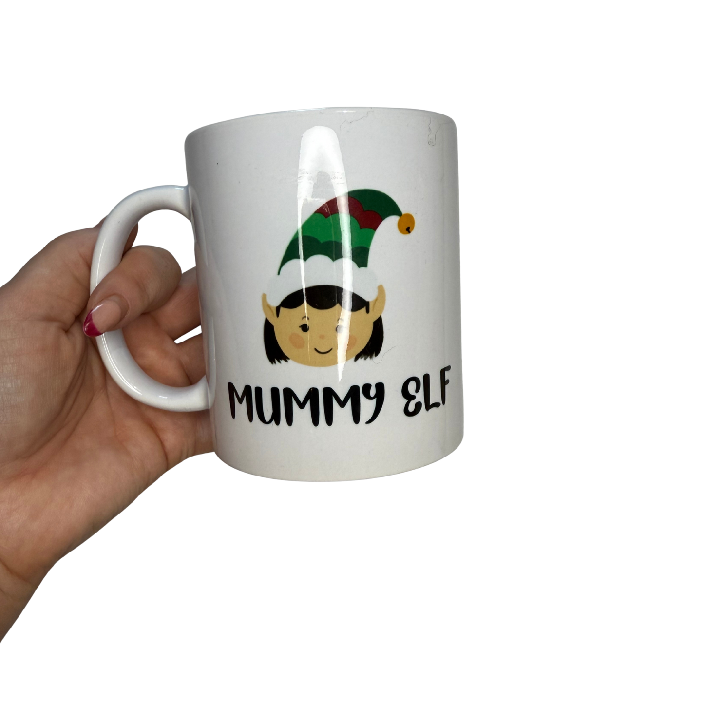 mummy elf mug