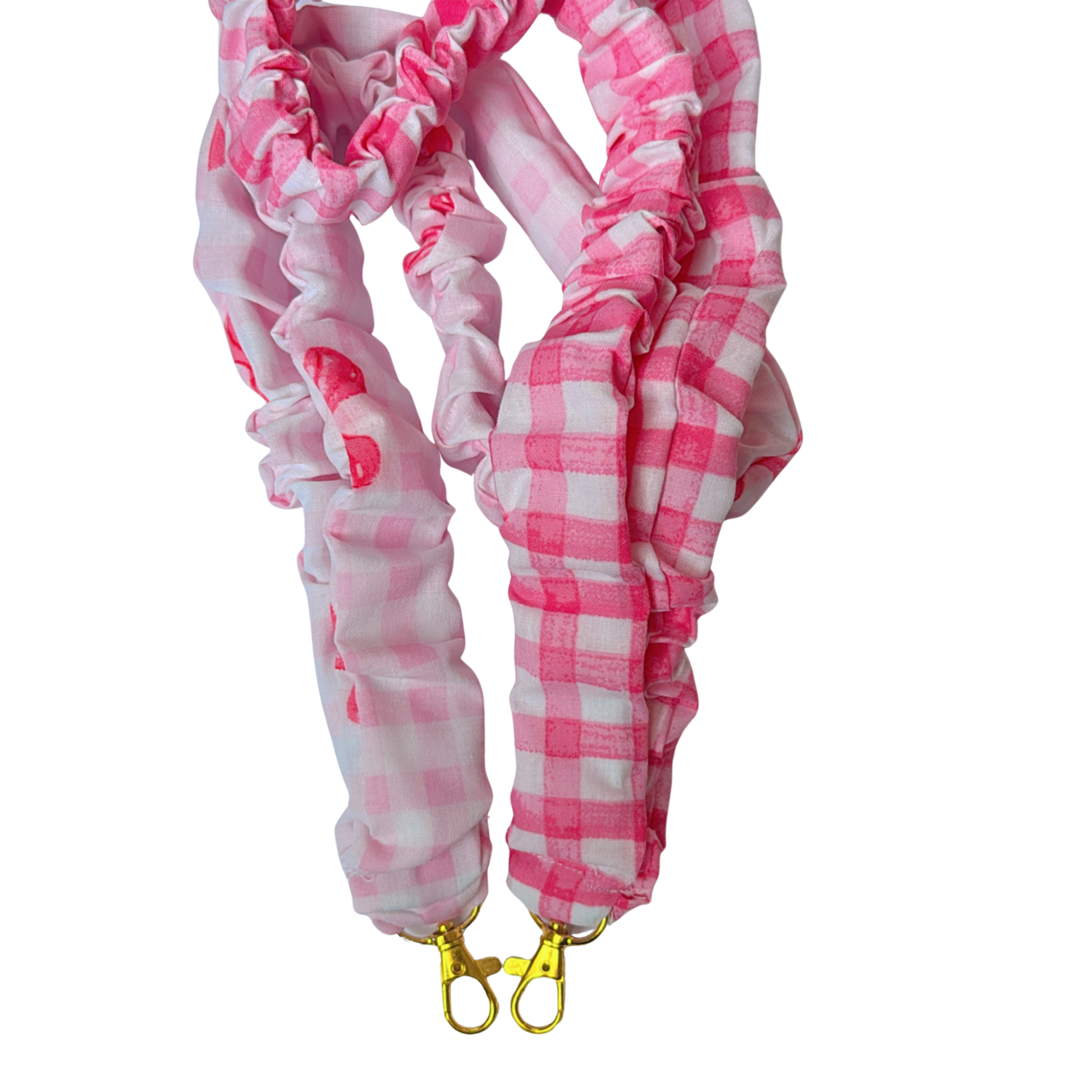 gingham scrunchie Lanyard