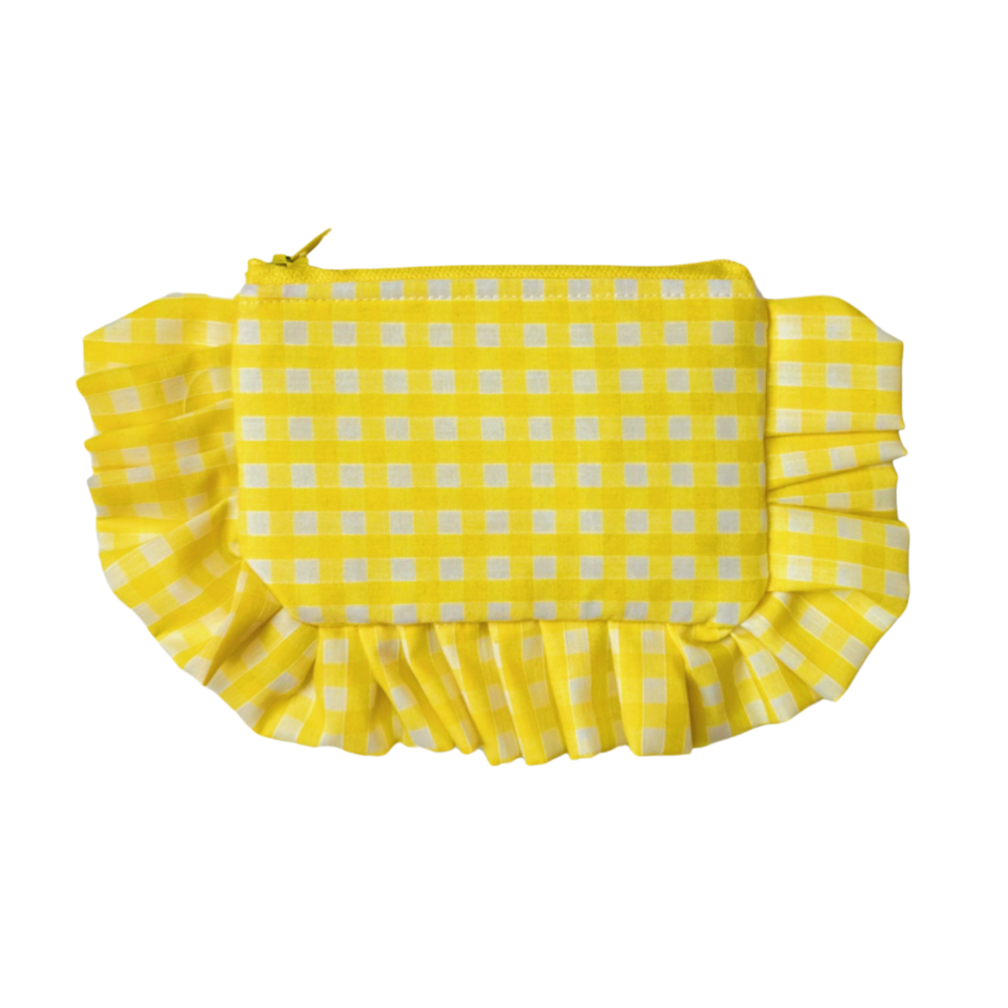 Yellow Gingham Purse