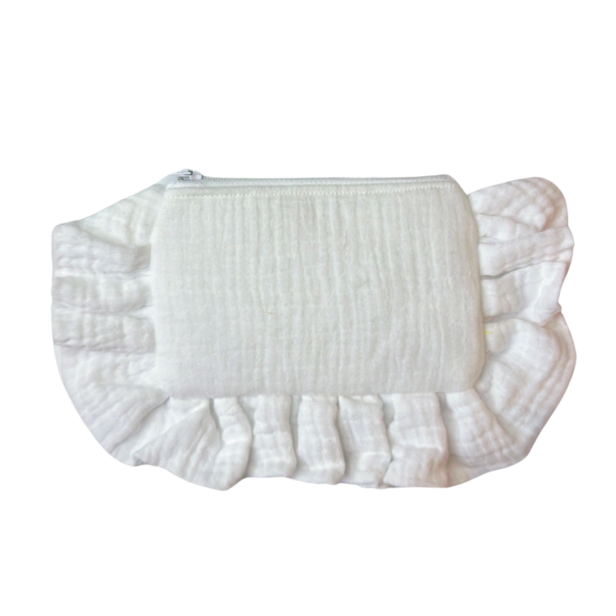 White Frill Purse