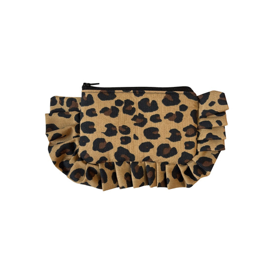 The leopard frill purse