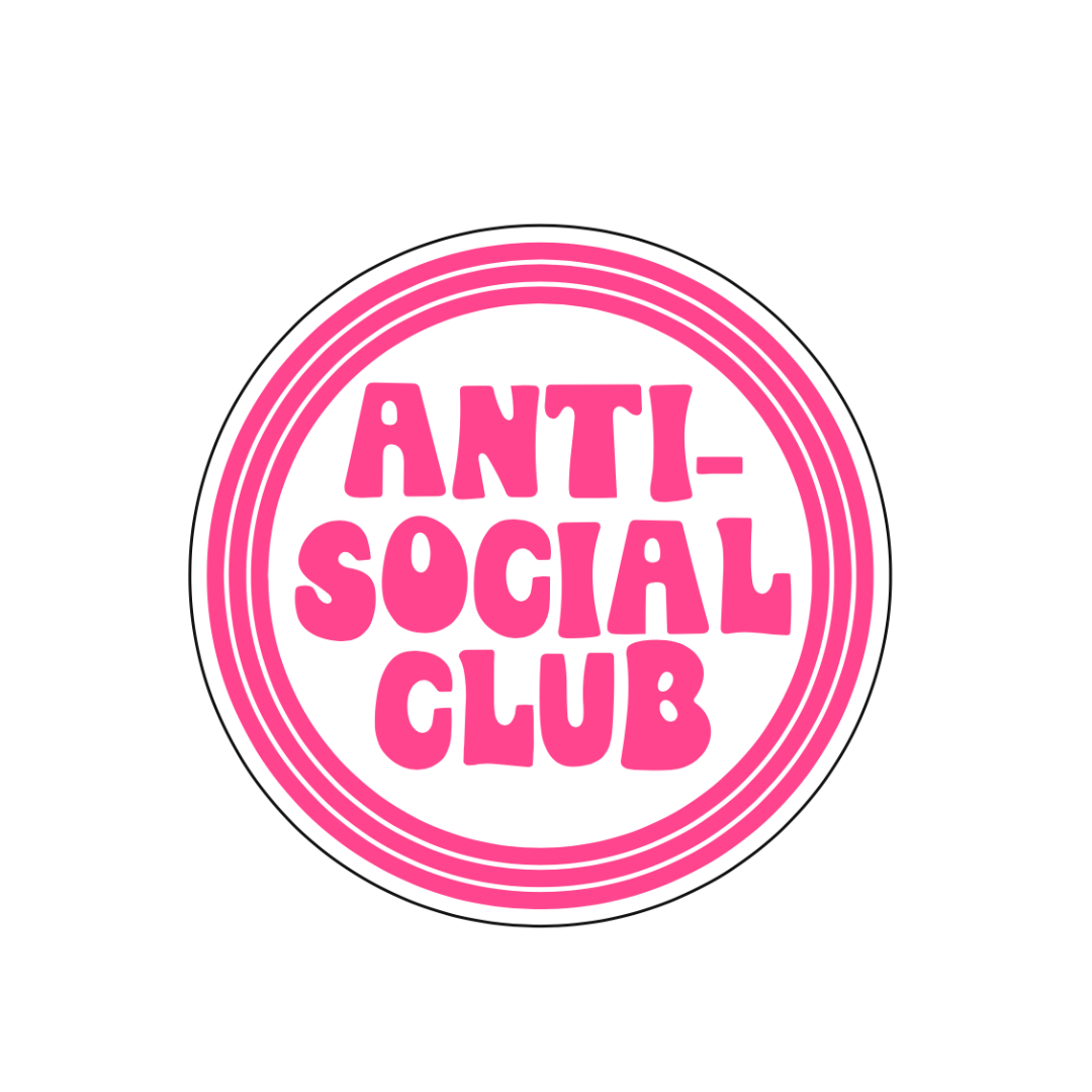 Anti Social Club Sticker - October Studio Designs