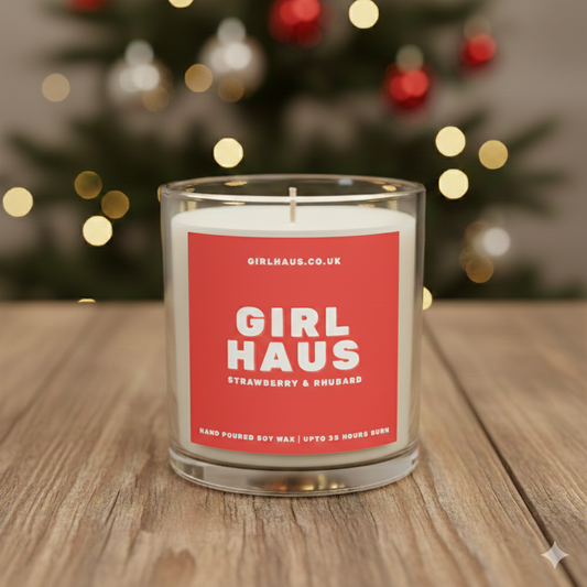 strawberry & rhubarb 20cl candle