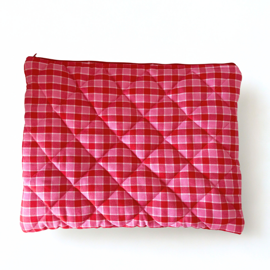 Tartan Quilted Laptop Jacket