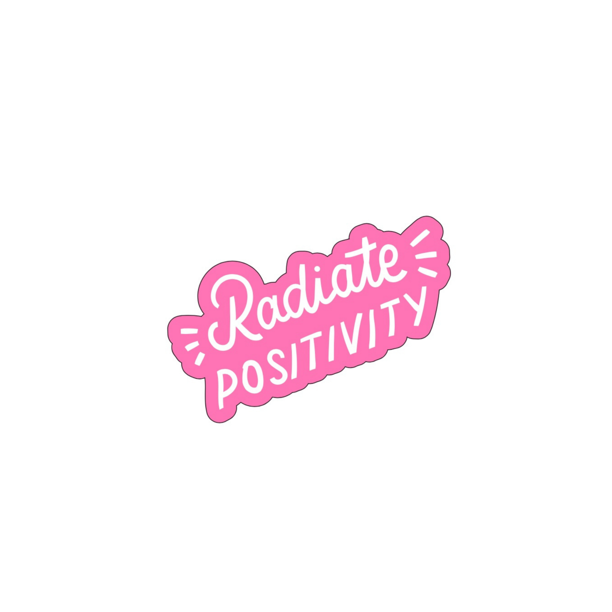 Radiate Positivity Sticker - October Studio Designs
