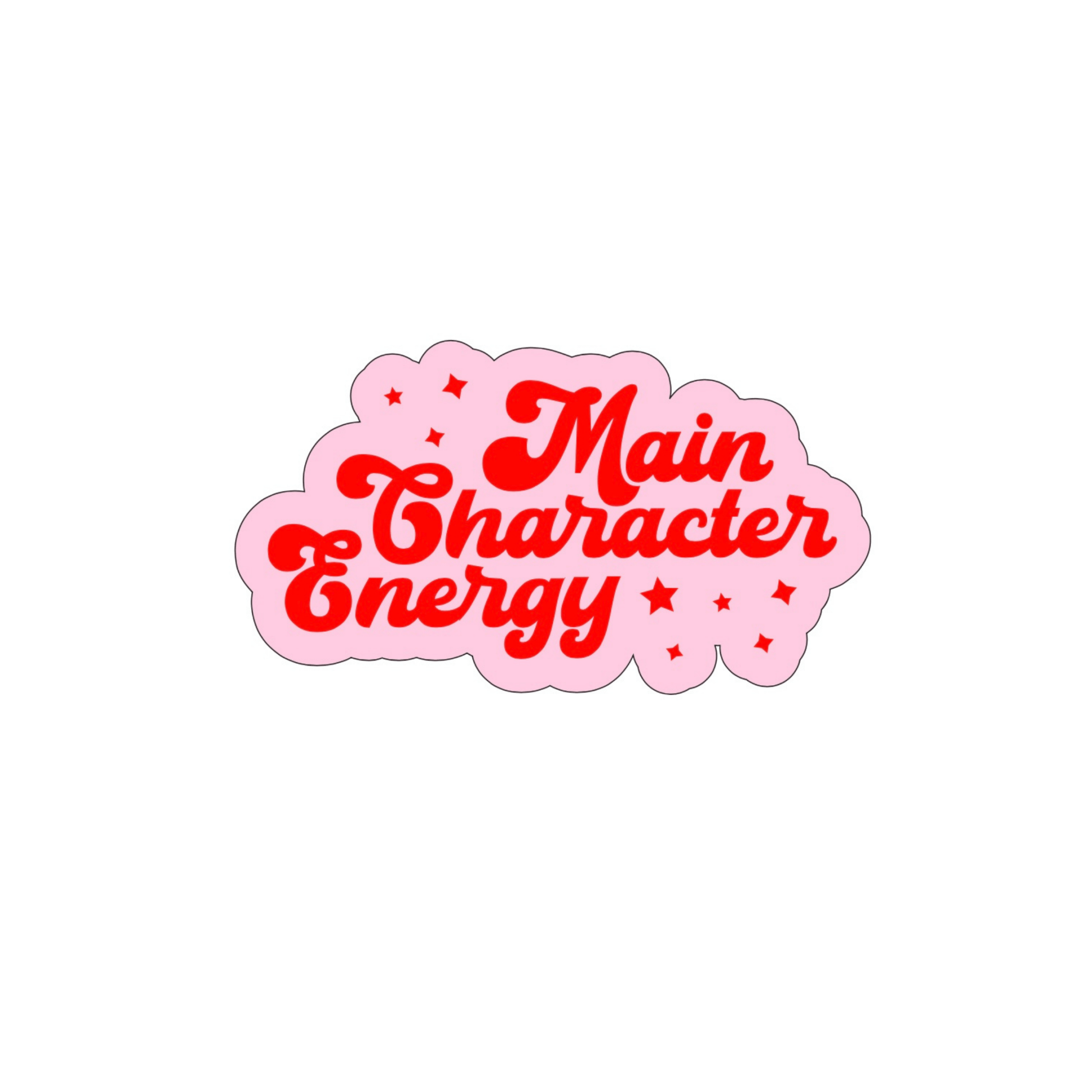 Main Character Energy Sticker - October Studio Designs