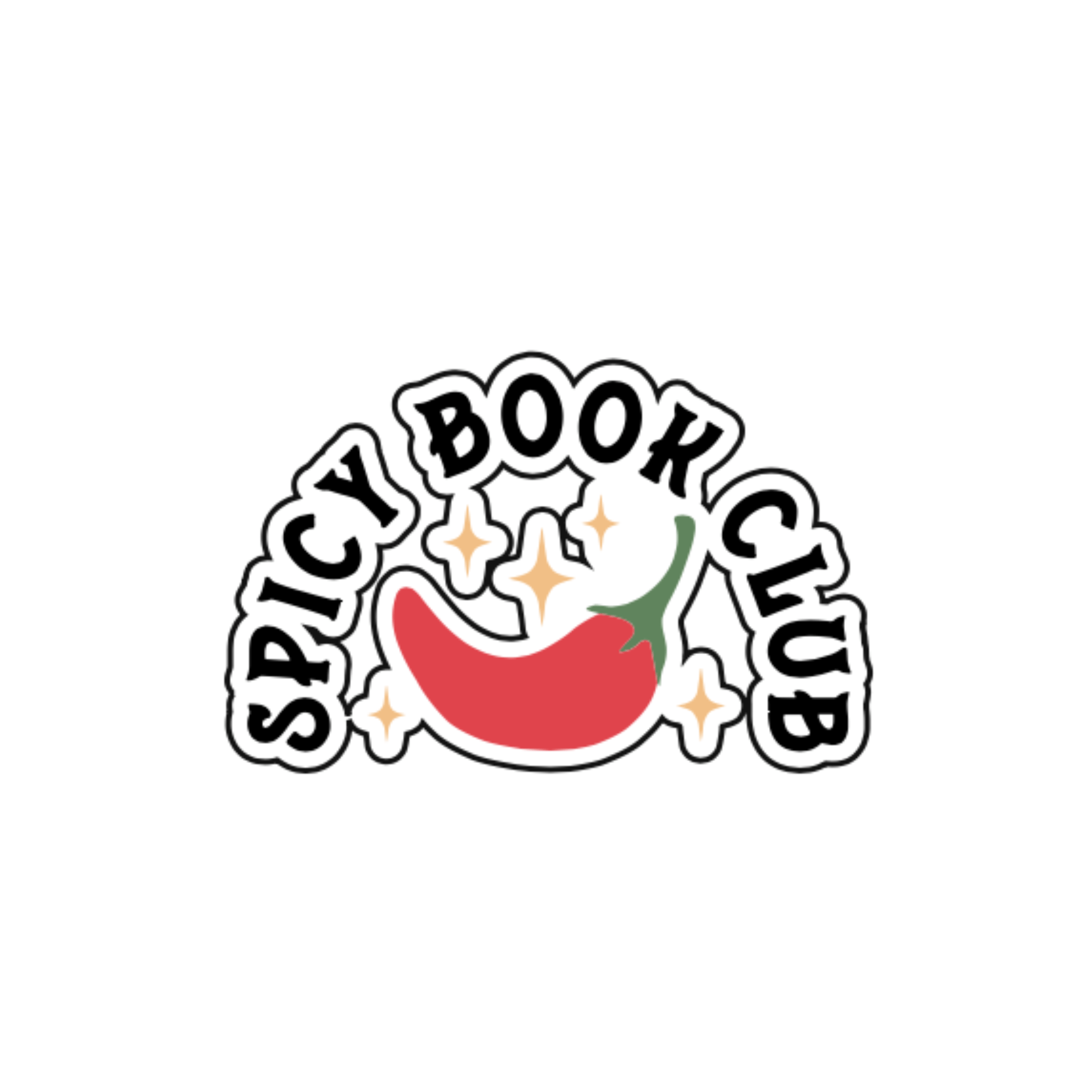 Spicy Book Club Sticker - October Studio Designs