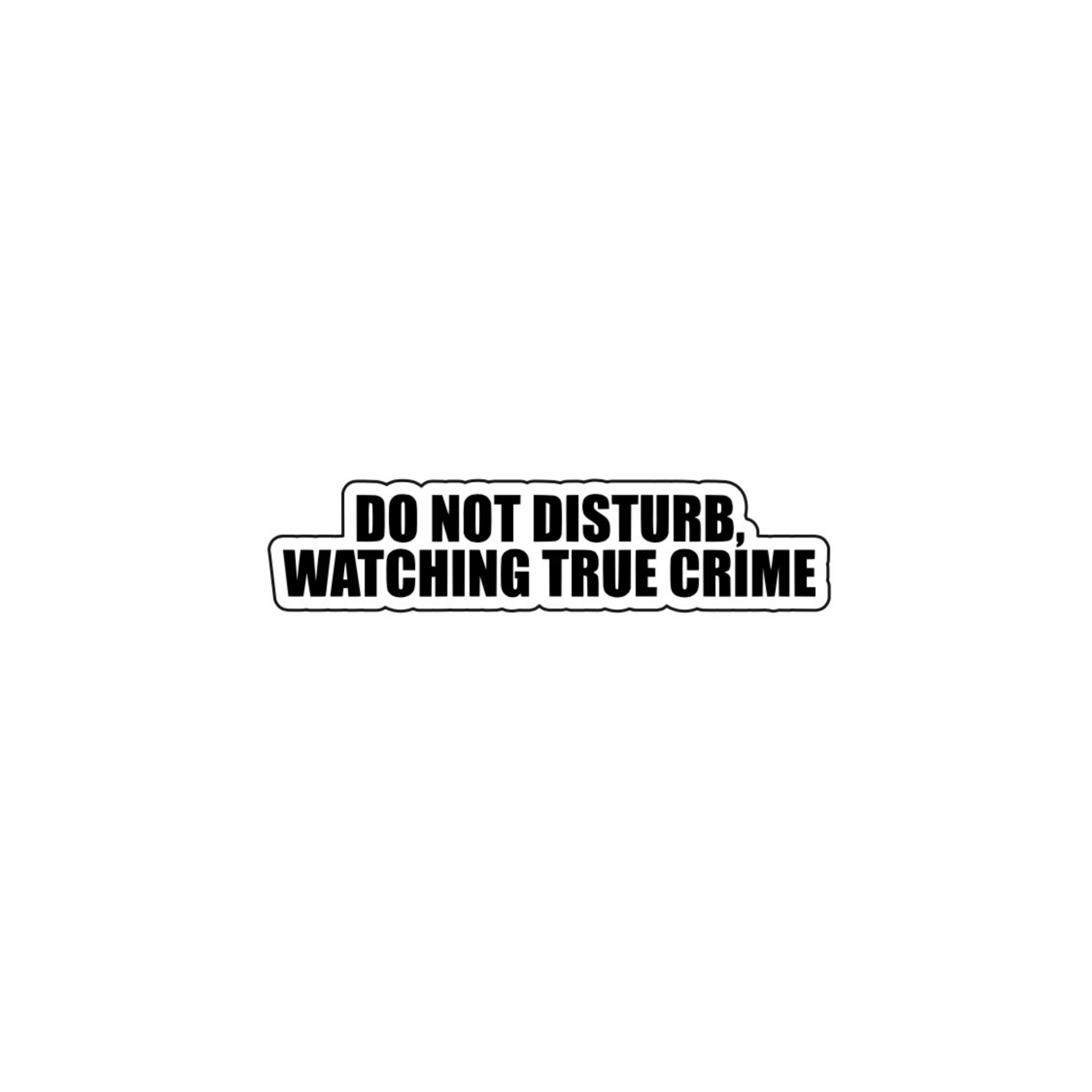True Crime Sticker - October Studio Designs
