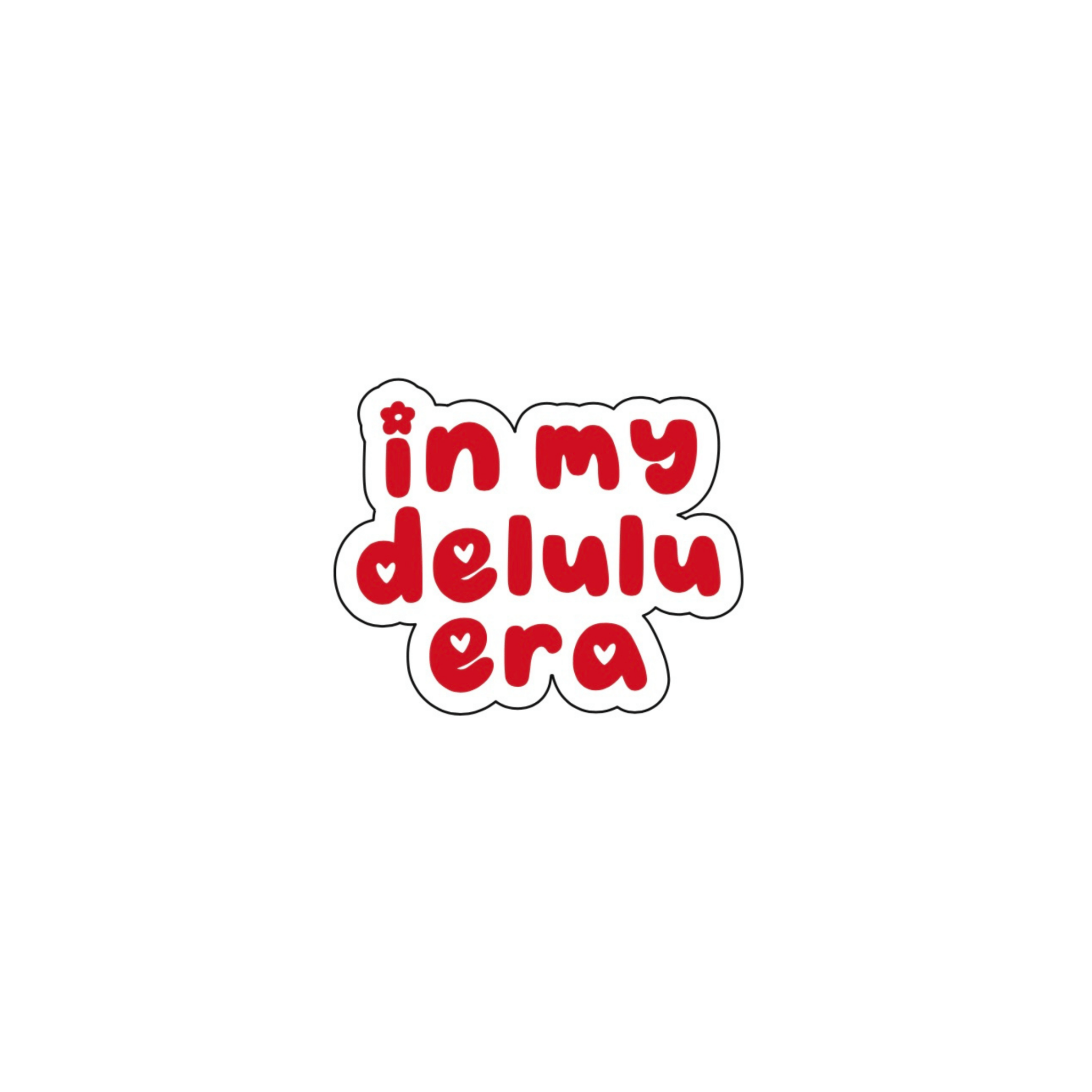 In My Delulu Era Sticker - October Studio Designs